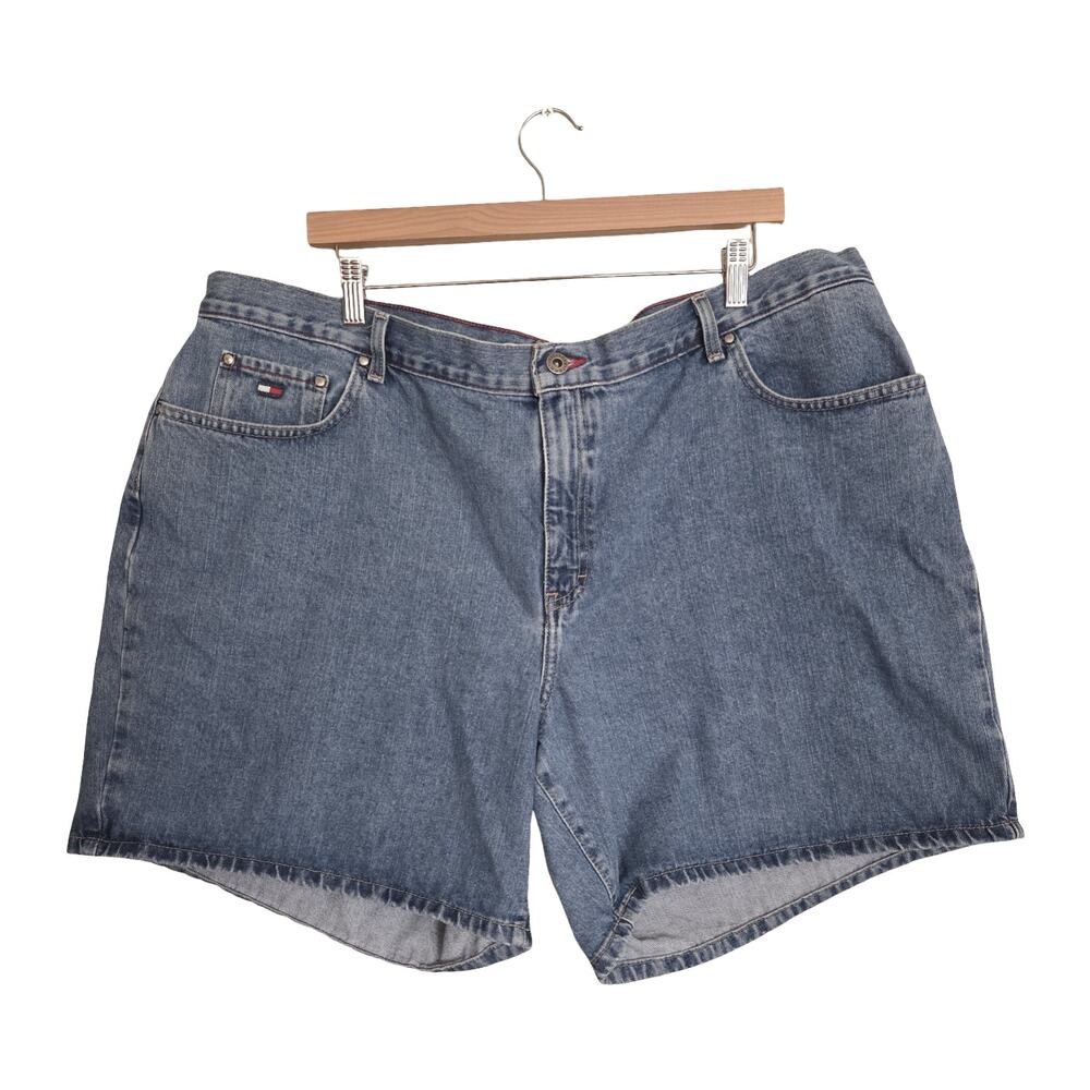 VTG Tommy HIlfiger Woman | 2002 7" Inseam Boyfriend Shorts in New Vintage Blue
